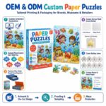 Ocean Adventure Paper Puzzle Set board and material detail