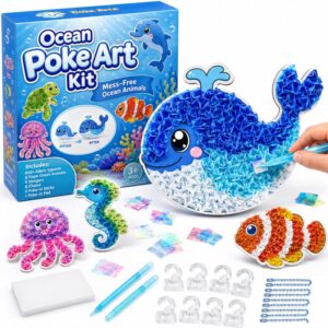 Ocean Animals Poke Art Kit product image