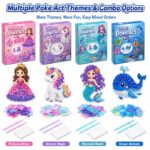 Ocean Animals Poke Art Kit custom artwork detail
