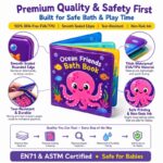 Custom Ocean Friends Color Changing Bath Book – Waterproof Soft Book waterproof material detail