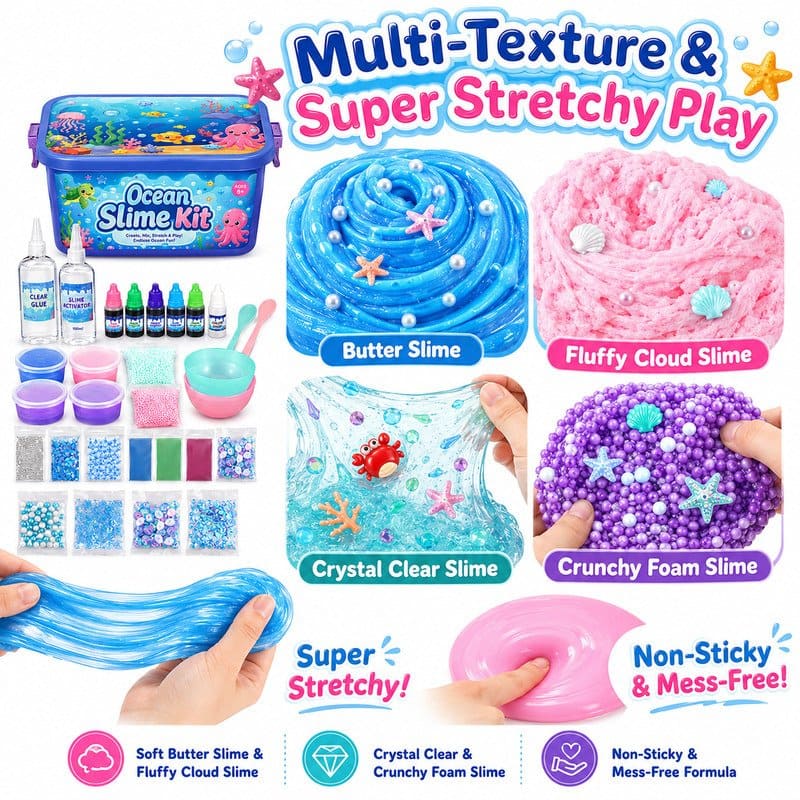 Ocean Slime Kit size and dimensions