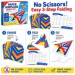 Paper Airplane Craft Kit size and dimensions