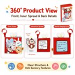 Pet Animals Baby Cloth Story Book set contents view