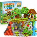 Pixel Magnetic Building Cubes Set front view