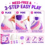 Princess 3D Dress Poke Art Kit size and dimensions