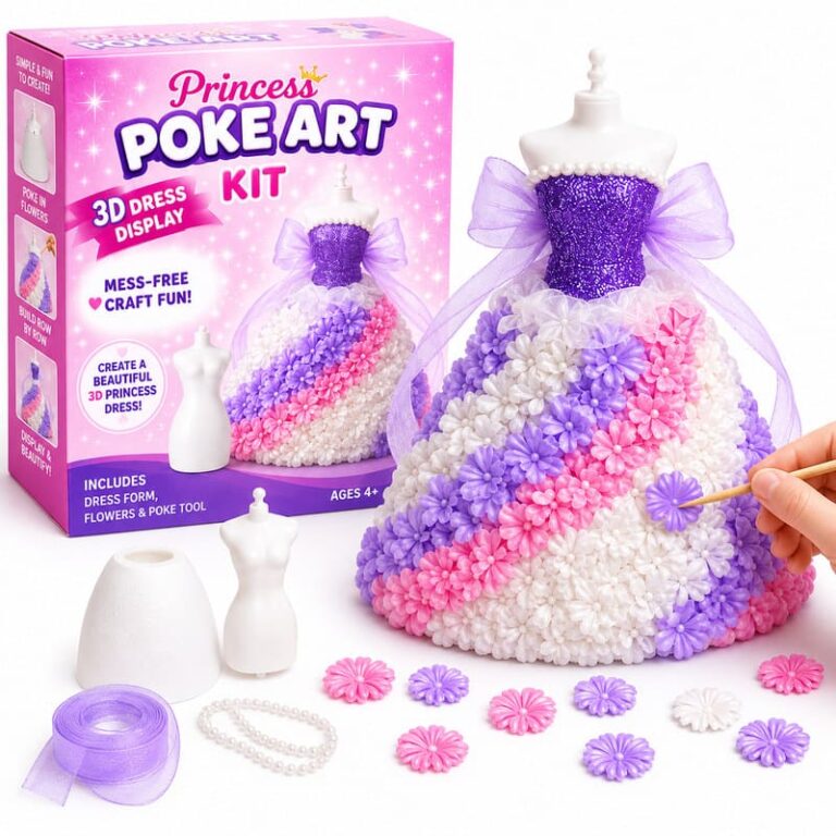Princess 3D Dress Poke Art Kit product image