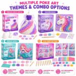 Princess 3D Dress Poke Art Kit custom artwork detail