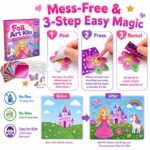 Princess Castle Foil Art Kit size and dimensions