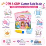 Custom Princess Castle Magic Bath Book Set – Color-Changing Bath Play interactive feature detail