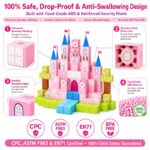Princess Castle Magnetic Blocks Set printing detail