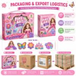 Princess Castle Poke Art Kit activity step detail