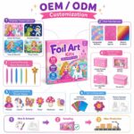 Princess Dream World Foil Art Kit craft material detail