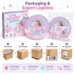 25-Piece Princess EVA Foam Floor Puzzle piece shape detail