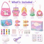 Princess Fantasy Felt Sewing Kit kit contents view