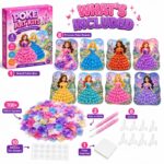 Princess Fashion Poke Art Kit craft material detail