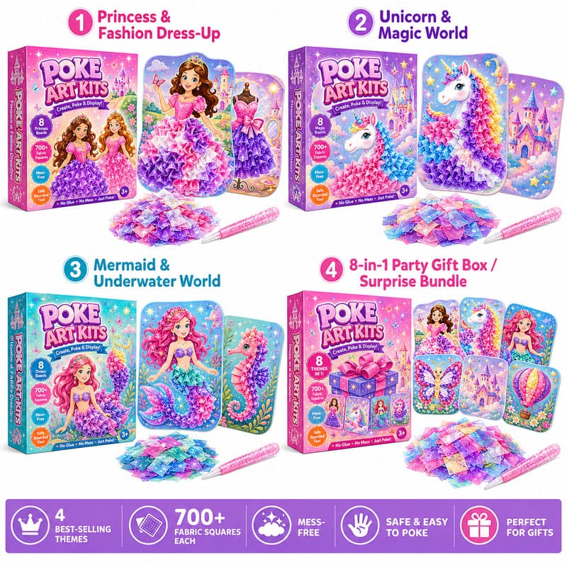Princess Fashion Poke Art Kit custom artwork detail