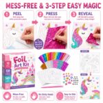 Princess Mermaid Foil Art Kit size and dimensions