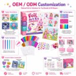 Princess Mermaid Foil Art Kit craft material detail