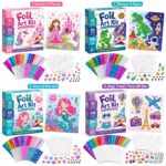 Princess Mermaid Foil Art Kit custom artwork detail