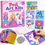 Princess Unicorn Foil Art Kit front view