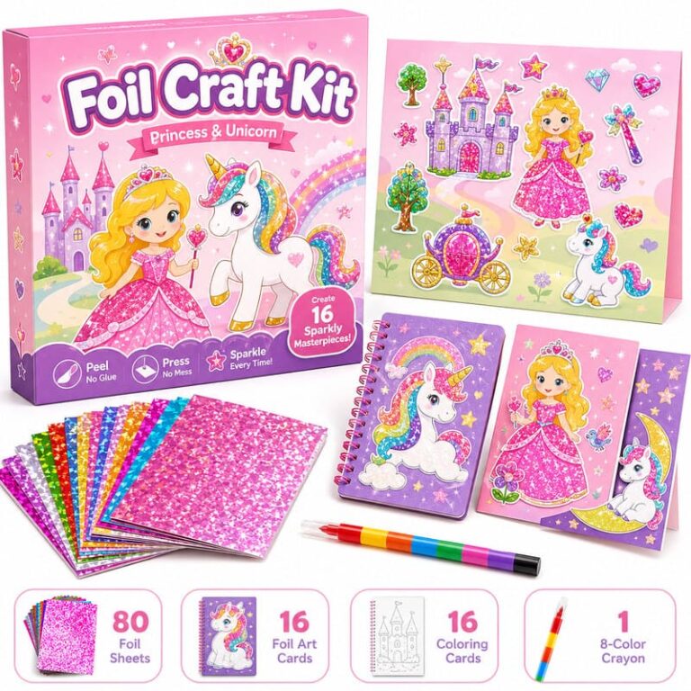 Princess Unicorn Foil Craft Kit product image