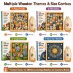 Puppy Wooden Puzzle Board custom artwork detail