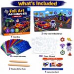 Racing Car Foil Art Adventure Kit kit contents view