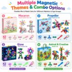 Rainbow Magnetic Sticks Creator Set custom artwork detail