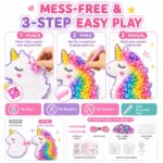 Rainbow Unicorn Poke Art Kit tools and accessories detail