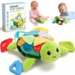 Sensory Flip Turtle Baby Toy front view