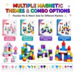 Sensory Magnetic Blocks Set custom artwork detail