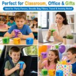 Sensory Squeeze Cube Fidget Set finished project example