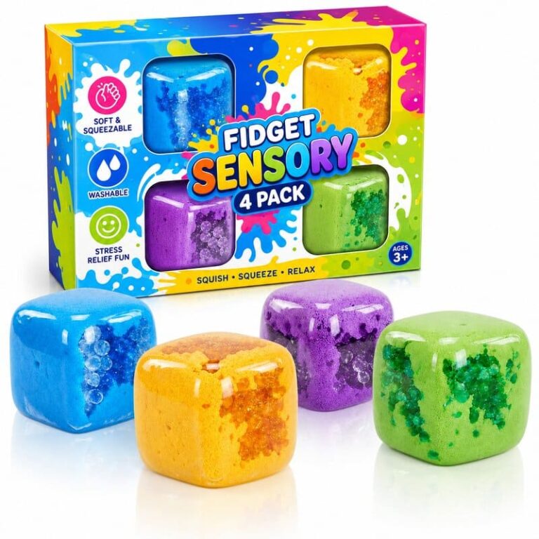 Sensory Squeeze Cube Fidget Set product image