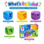 Sensory Squeeze Cube Fidget Set kit contents view