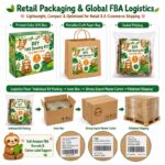 Sloth Family Felt Sewing Kit pattern and instruction detail