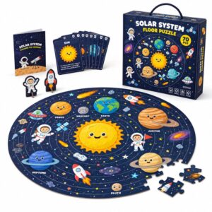 Solar System Floor Paper Puzzle product image