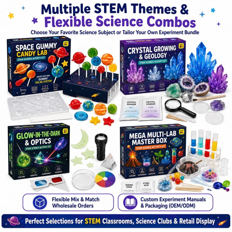 Space Gummy Candy Lab Science Kit custom artwork detail