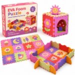 Sweet Cookie EVA Foam Puzzle Play Mat Set front view