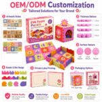 Sweet Cookie EVA Foam Puzzle Play Mat Set board and material detail