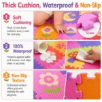 Sweet Cookie EVA Foam Puzzle Play Mat Set size and dimensions