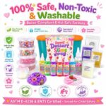 Sweet Dessert Slime Making Kit color and texture detail