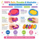Textured Magnetic Slider Fidget Set color and texture detail