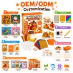 Thanksgiving Foil Art Kit craft material detail