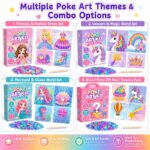 Unicorn Canvas Poke Art Kit custom artwork detail