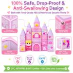 Unicorn Castle Magnetic Blocks Set printing detail