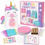 Unicorn Paper Craft Kit front view