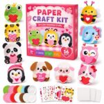 Valentine Animal Paper Craft Kit front view