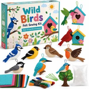 Wild Birds Felt Sewing Kit product image