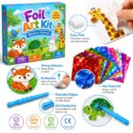 World of Animals Foil Art Kit tools and accessories detail