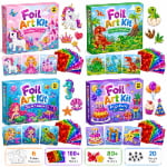 World of Animals Foil Art Kit custom artwork detail